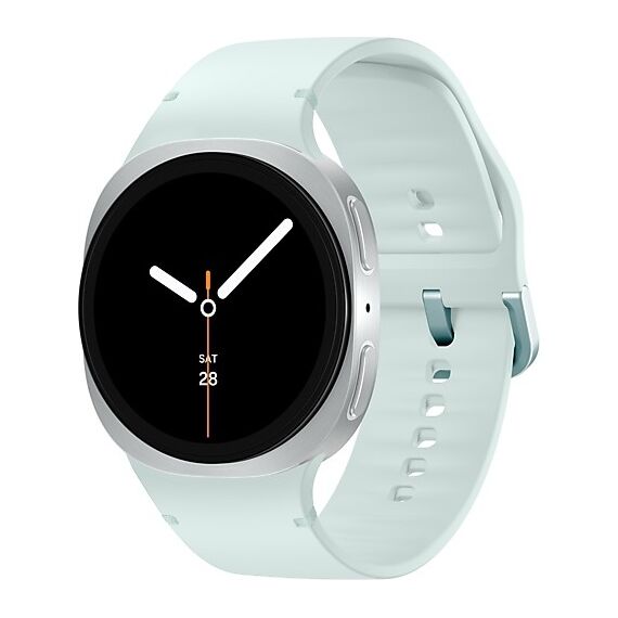 Galaxy Watch8 | 40 мм | 4G LTE | Silver | Sport/Mint | M/L, Размер ремешка : M/L, Тип ремешка : Sport, Размер корпуса : 40 мм, Подключение часов : Bluetooth / Wi-Fi + 4G LTE, Цвет ремешка: Mint, Цвет: Silver